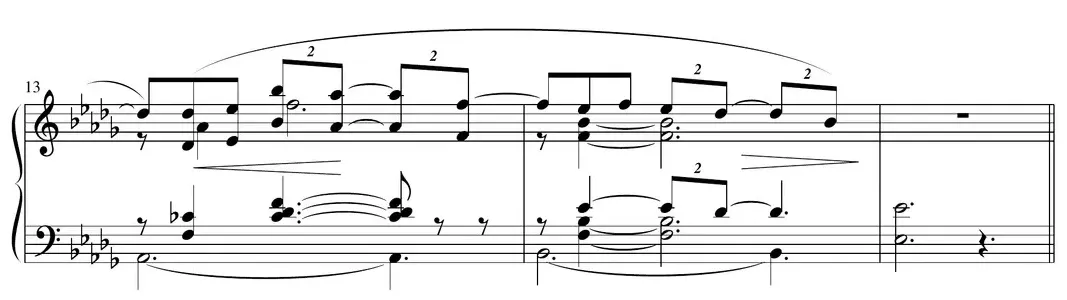 Sheet music: "Clair de Lune" (Debussy) excerpt marked con sordino with soft pedal