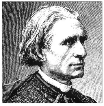 Portrait of Romantic virtuoso pianist and composer Franz Liszt
