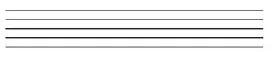Diagram: the musical staff of five parallel lines